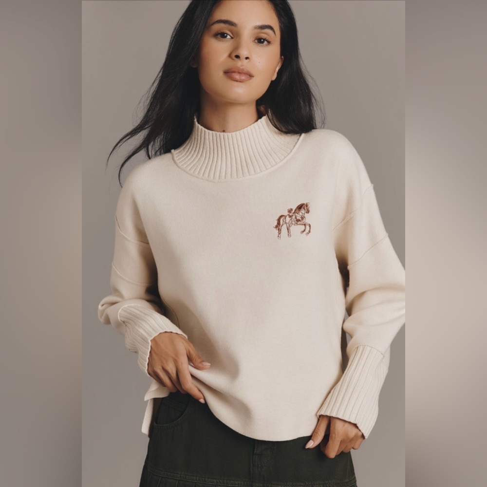 Anthropologie The Logan Turtleneck Sweater by Maeve, XXS NWT